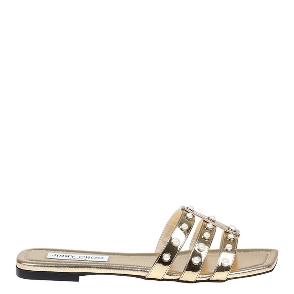 Jimmy Choo Hazal Flat Sandals, Size 7 US | 37 - Picture 2 of 2